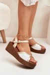 Sandały Model S.Barski PL51-324 White/Gold - Step in style