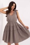 Sukienka Model MI-SK-92179.14 Dark Beige - Italy Moda