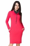 Sukienka model Kaja12 Coral/Dark Gray - Tessita