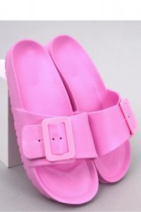 Sandał Klapki gumowe z klamerką ROMERO PINK - Inello