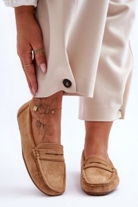 Mokasyny Model Lenvie FT245 Camel - Step in style