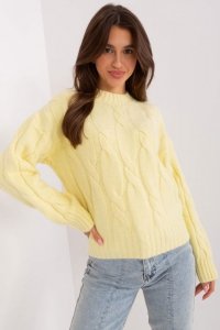 Sweter Damski Model AT-SW-0146.10P Light Yellow - AT