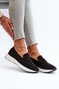 Mokasyny Model Inesqua 22-325 Black - Step in style