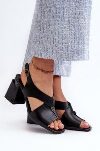 Sandały Model Asellesa 62111 Black - Step in style