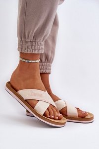 Sandał Klapki Model Big Star NN274A057 Beige - Step in style
