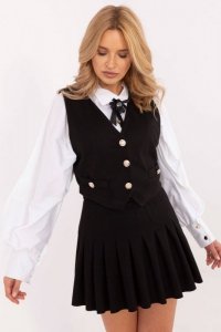 Kamizelka Model DHJ-KZ-A8790.09 Black - Italy Moda