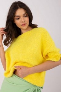 Sweter Damski Model MI-SW-2913.99 Yellow - Italy Moda