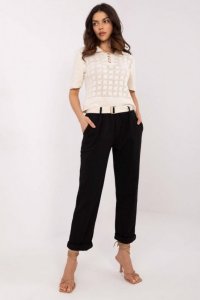 Spodnie Damskie Model DHJ-SP-20506.79 Black - Italy Moda