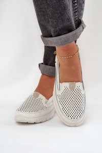 Mokasyny Model Tanelora 24PB18-6870 White - Step in style