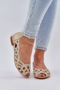 Baleriny Model Calgis ASA136-8 Gold - Step in style
