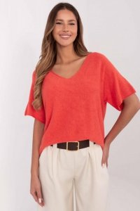Sweter Damski Model MO-SW-0702.36 Orange - Italy Moda