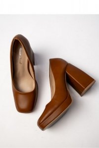 Damskie Czółenka ESME CAMEL - Inello