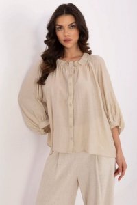 Koszula Damska Model NM-KS-S6142.71P Beige - NM