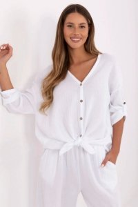 Koszula Damska Model DHJ-KS-25108.60P White - Italy Moda