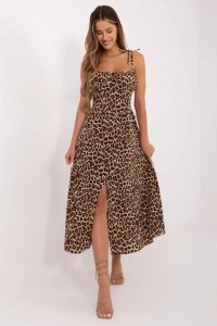 Sukienka Model MI-SK-23817-8.80 Black/Beige - Italy Moda