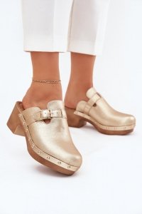 Sandał Klapki Model Veldexina C-394 Gold - Step in style