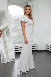 Sukienka Model Merlose Grey Połysk - Jersa