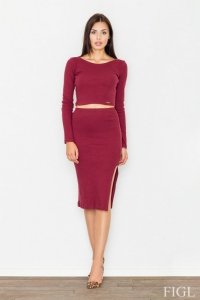 Spódnica Komplet Model M484 Bordo - Figl