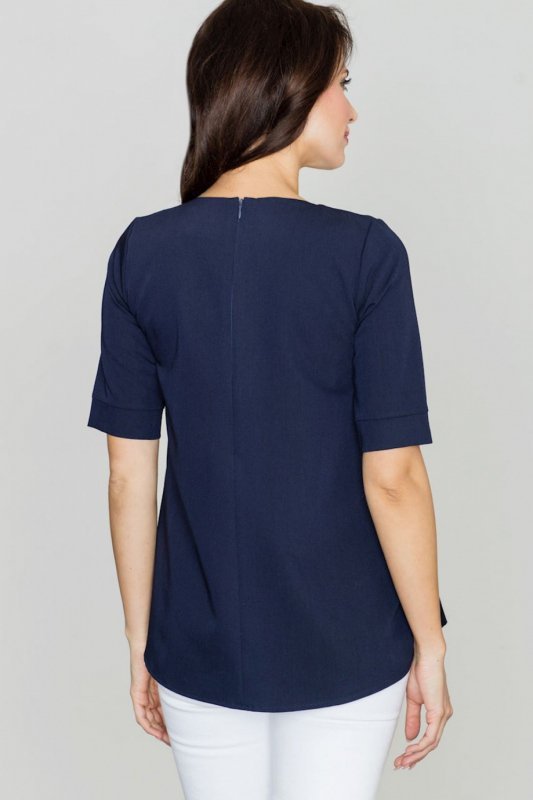 Bluzka Model K370 Navy - Lenitif
