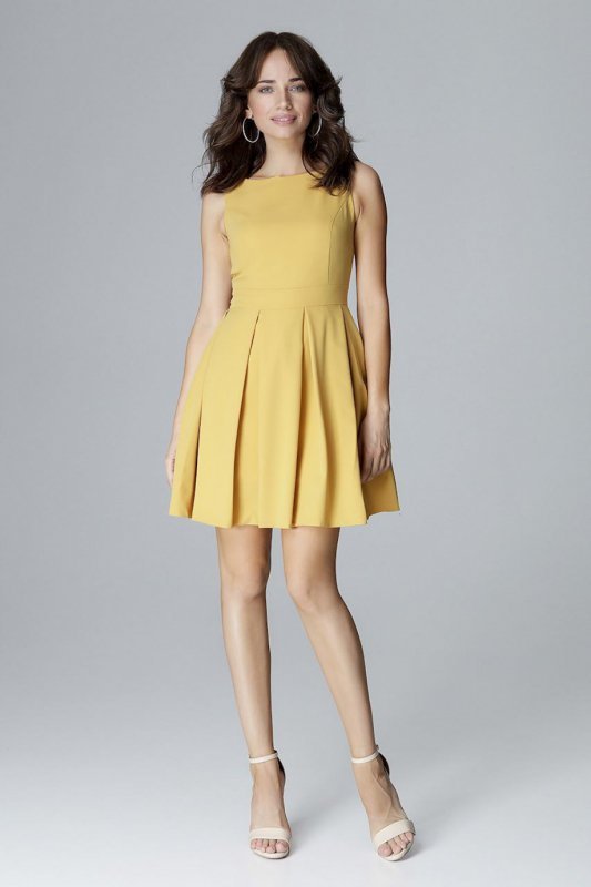 Sukienka Model L006 Yellow - Lenitif