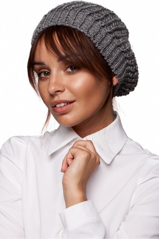 Beret Model BK060 Grafit - BE Knit