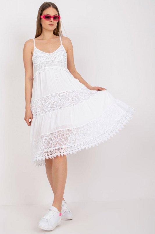 Sukienka Model TW-SK-BI-82345.19P White - Och Bella