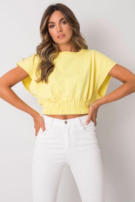 Bluza Damska Model FA-BL-7111.66P Light Yellow - Fancy