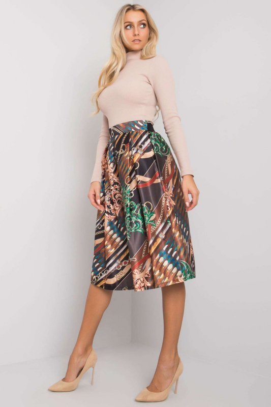 Spódnica Model DHJ-SD-15281-1.49P Black/Beige - Italy Moda