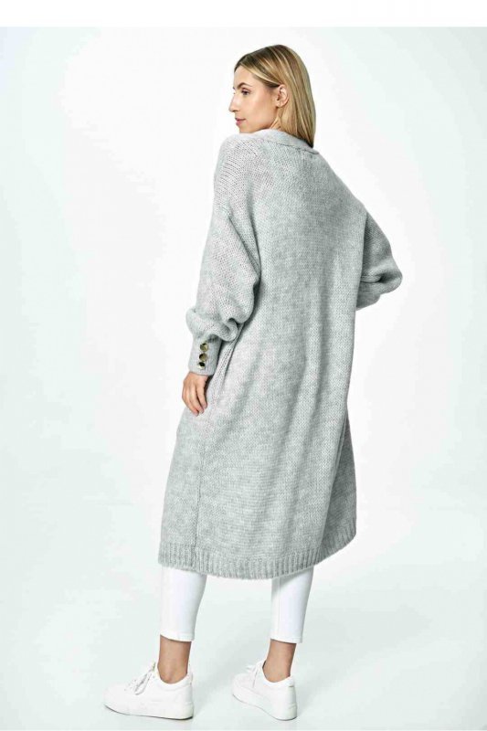 Sweter Kardigan Model M889 Grey - Figl