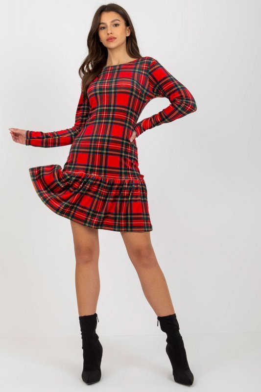 Sukienka Model RP-SK-8219.86 Black/Red - Rue Paris