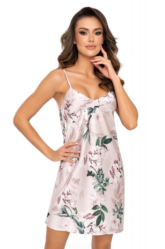 Koszulka nocna Koszulka Model Nelly Dark Beige - Donna