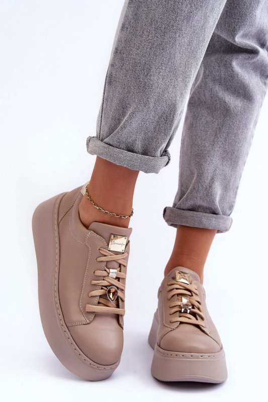 Buty Sportowe Model Maciejka 06191-04 Beige - Step in style