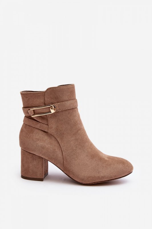 Botki Model Verice 23BT35-6425 Beige - Step in style