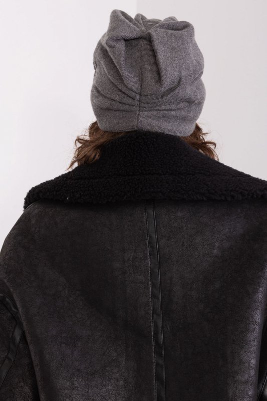 Czapka Model AT-CZ-23250.61P Dark Grey - AT