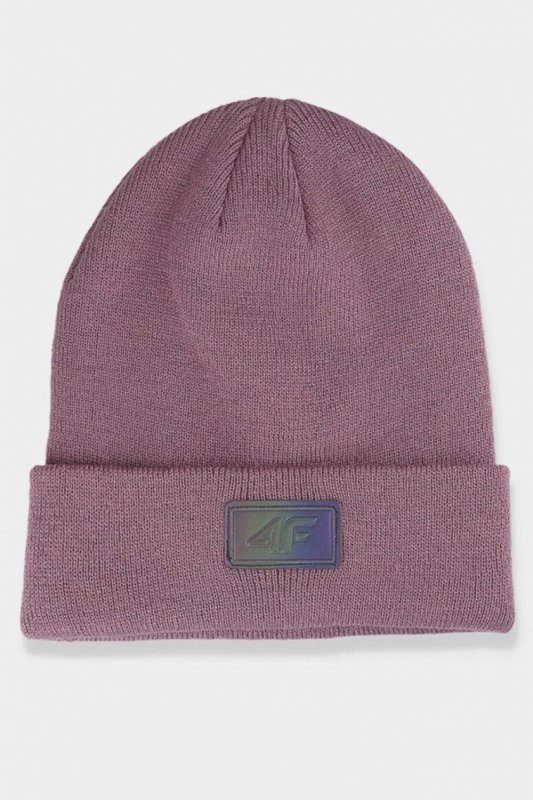 Czapka Damska Model 4FAW23ACAPF301-53S Dark Pink - 4F