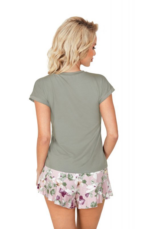 Piżama Damska Model Nicola 1/2 Olive - Donna