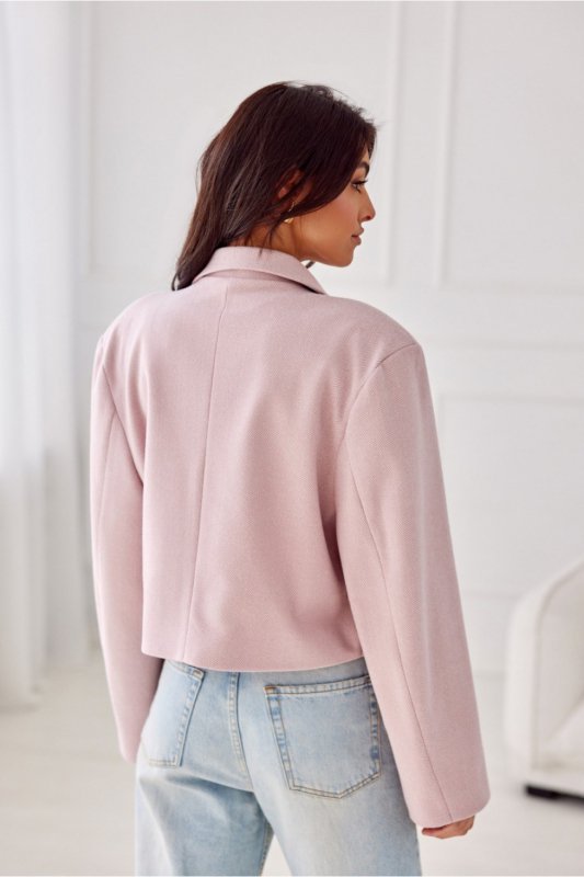 Marynarka Model Juliet ROZ ZAK0017 Pink - Roco Fashion