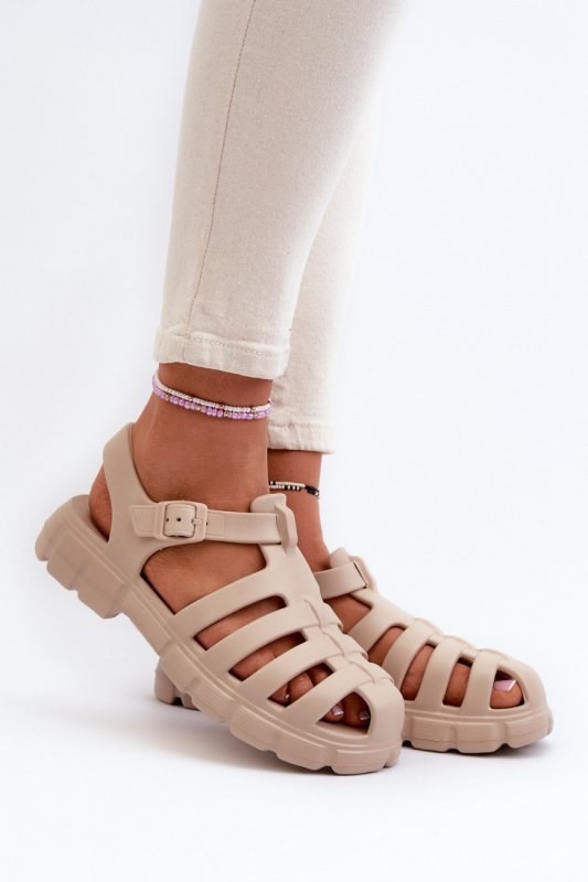 Sandały Model Gasaria 3761 Beige - Step in style