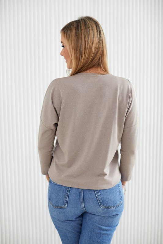 Bluzka Model M393/5 Beige/Ecru - La Aurora