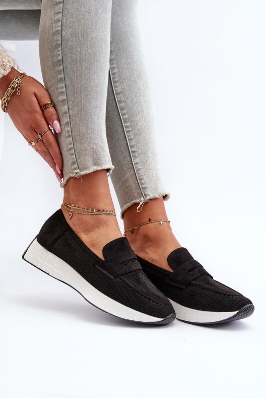 Mokasyny Model Inesqua 22-325 Black - Step in style