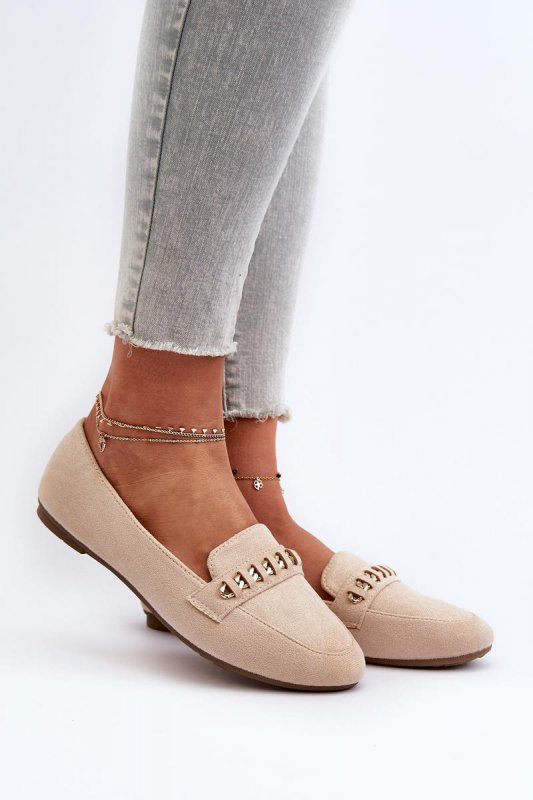 Mokasyny Model Aredilla 9988-73 Beige - Step in style
