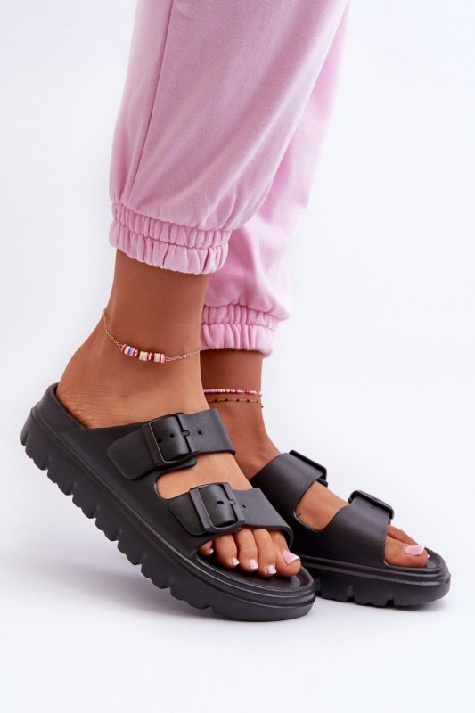 Sandał Klapki Model Melorea 24SD97-5610 Black - Step in style