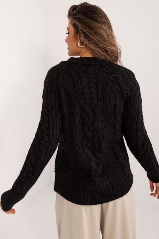 Sweter Damski Model BA-SW-1560.19 Black - Badu