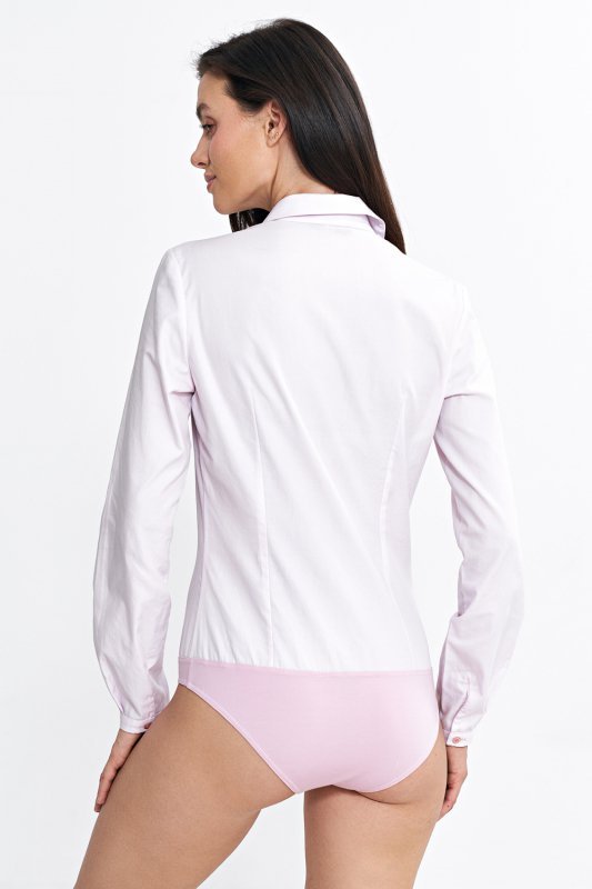 Koszula body K81 Light Pink - Nife
