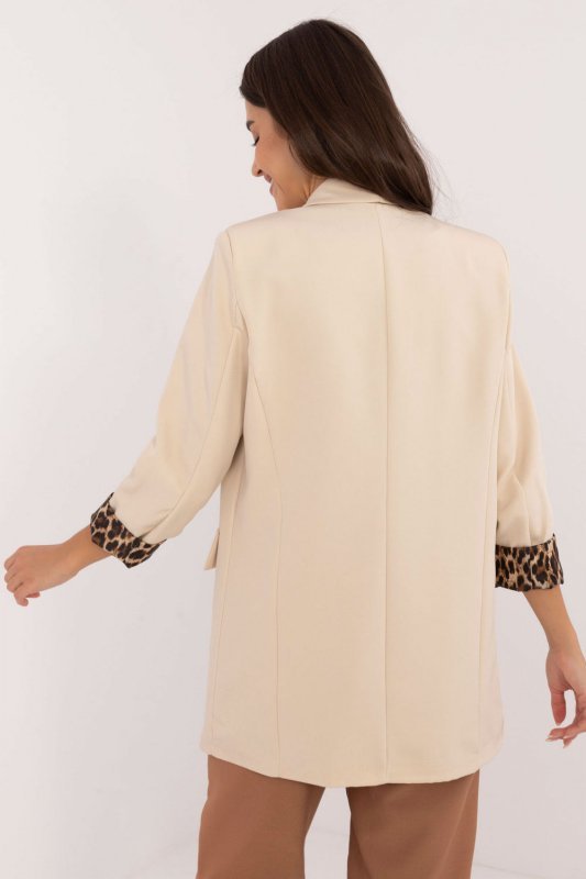 Marynarka Model DHJ-MA-18657-1.86 Light Beige - Italy Moda