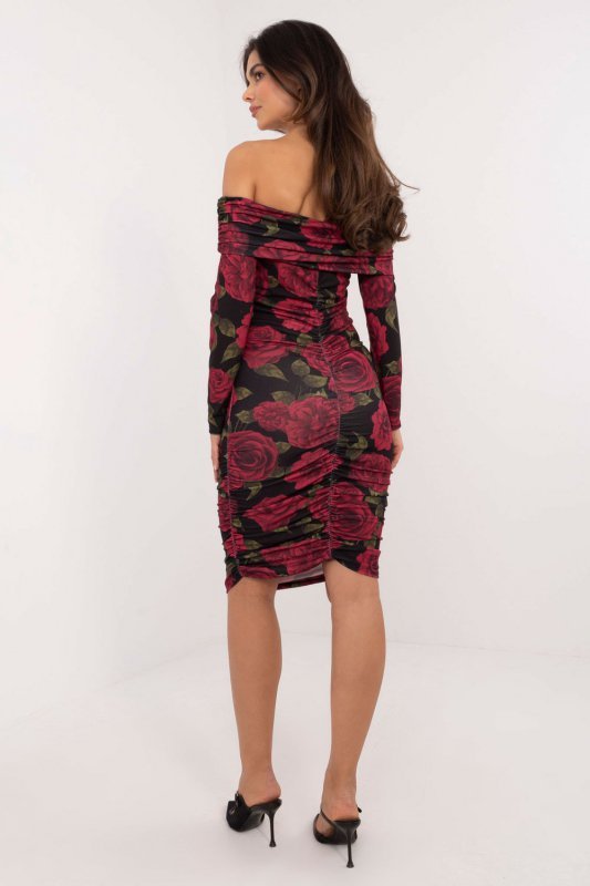 Sukienka Model DHJ-SK-18688.36 Bordo - Italy Moda
