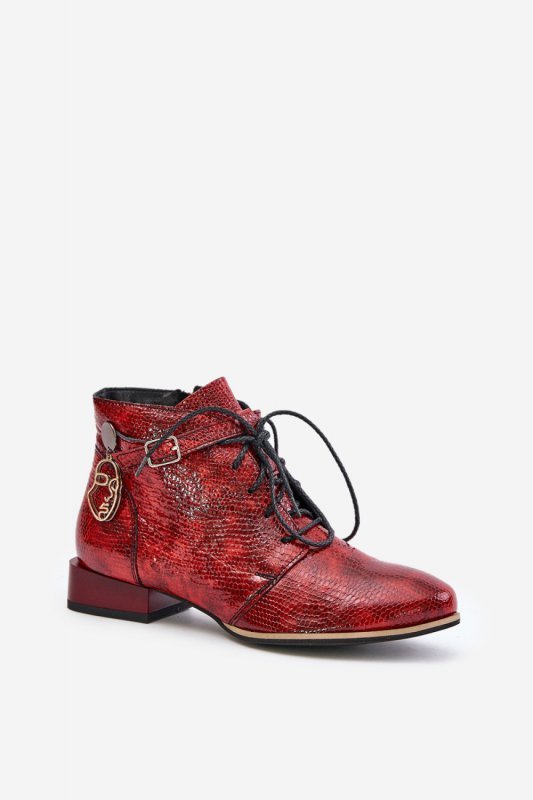 Botki Model Maciejka 5743A-08 Red - Step in style
