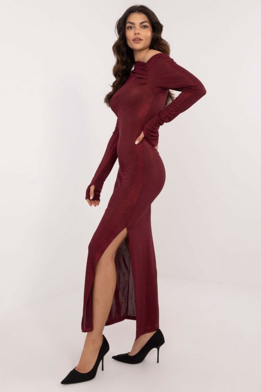 Sukienka Model DHJ-SK-20093.17 Bordo - Italy Moda