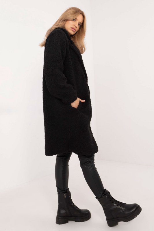 Płaszcz Damski Model DHJ-PL-19991.83P Black - Italy Moda Hurtownia odzieży on-line, moda damska, bielizna i obuwie dla kobiet - 