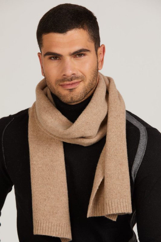 SZALIK*02 damski zimowy kolor camelowy - Kamea